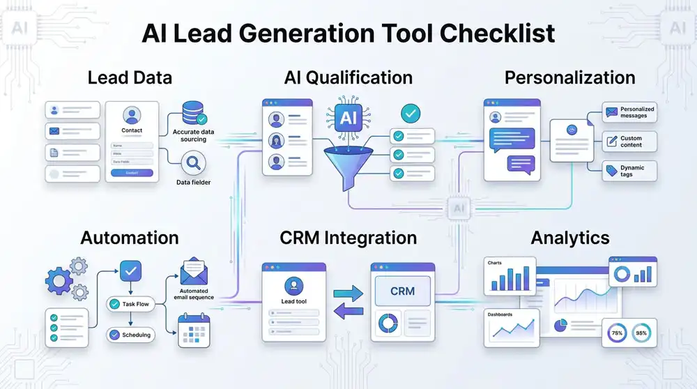 AI lead generation tool checklist for agencies