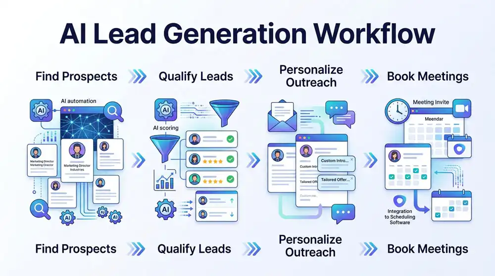 AI lead generation workflow for agencies