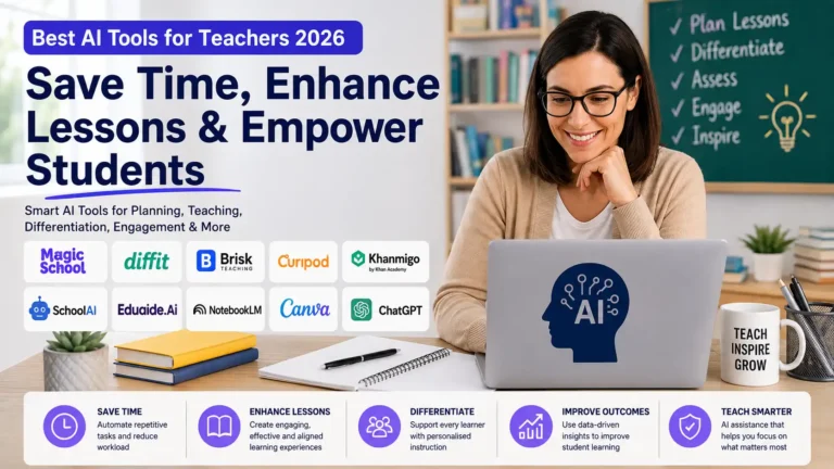 Best AI tools for teachers 2026 for lesson planning, differentiation, assessment, and classroom engagement