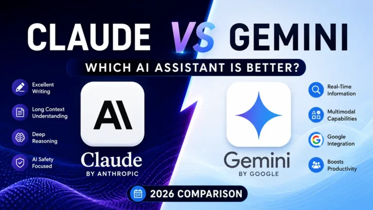 Claude vs Gemini comparison in 2026