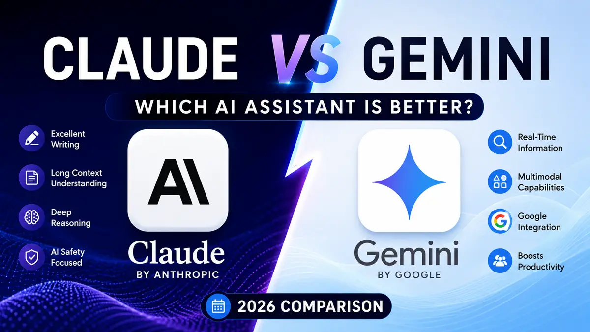 Claude vs Gemini comparison in 2026