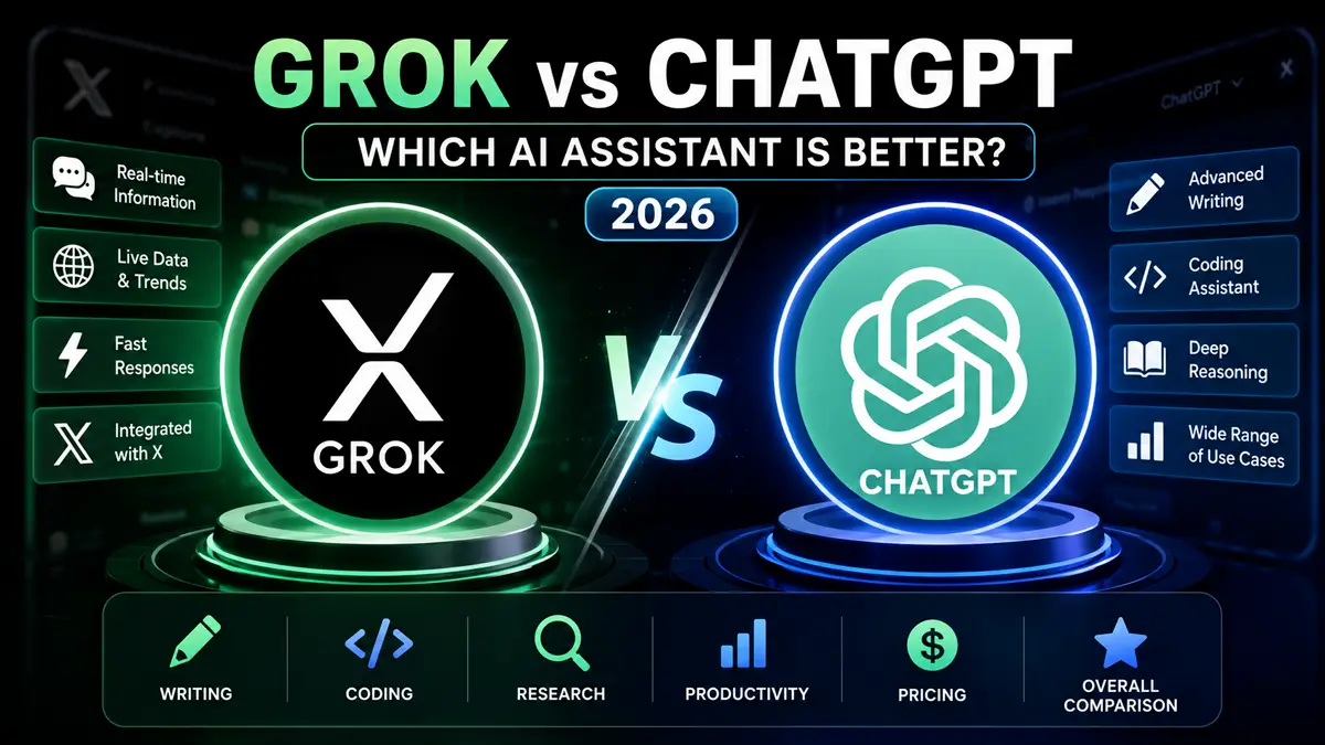 Grok vs ChatGPT comparison in 2026