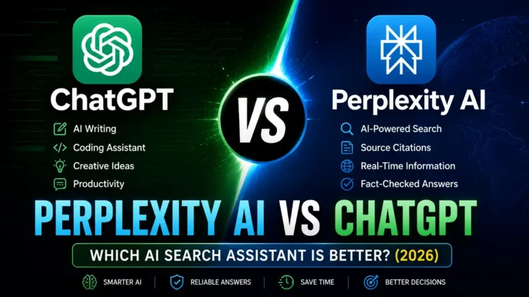 Perplexity AI vs ChatGPT comparison in 2026